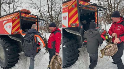 В горах на Закарпатті шукали двох загублених туристів
