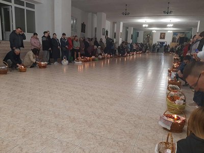 На Хмельниччині розпочали освячувати великодні кошики На Хмельниччині розпочали освячувати великодні кошики