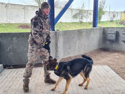 20 кінологів України склали іспит після місячного навчання у Житомирському навчальному центрі підготовки поліцейських