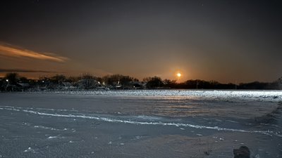 Зима у селі у Харківській області Зима у селі у Харківській області