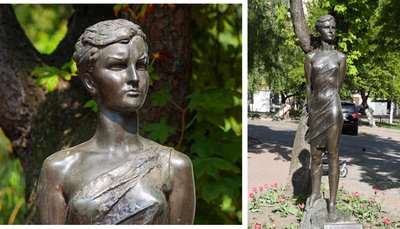 Пам'ятник Зої Космодем'янській у Києві чому Київ пасе задніх у законній декомунізації Серпи й молоти на КМДА Пам'ятник Зої Космодем'янській у Києві чому Київ пасе задніх у законній декомунізації Серпи й молоти на КМДА