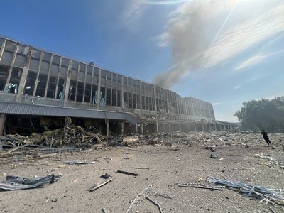 Палац спорту у Харкові пошкоджений російською ракетою 1 вересня Палац спорту у Харкові пошкоджений російською ракетою 1 вересня