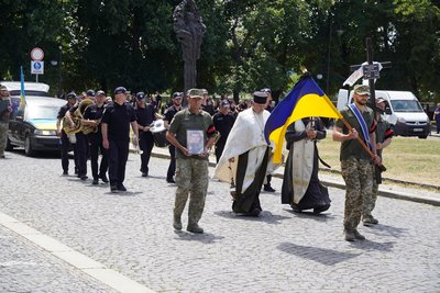 В Ужгороді попрощалися із померлим захисником Сергієм Гвоздецьким