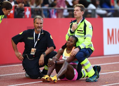 П'ятиразова олімпійська медалістка не фінішувала на етапі Діамантової ліги в Лозанні через ймовірну травму: що сталося П'ятиразова олімпійська медалістка не фінішувала на етапі Діамантової ліги в Лозанні через ймовірну травму: що сталося