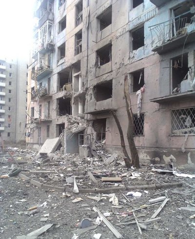 Наслідки обстрілів Донеччини 17 березня. Фото: сайт поліції Донеччини Наслідки обстрілів Донеччини 17 березня. Фото: сайт поліції Донеччини
