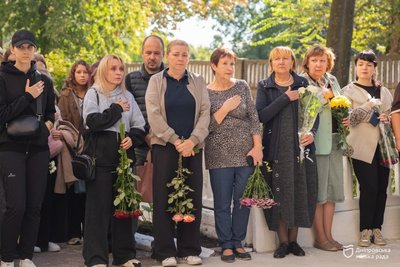 У Дніпрі відкрили меморіальну дошку загиблому на війні Володимиру Кисілевичу У Дніпрі відкрили меморіальну дошку загиблому на війні Володимиру Кисілевичу