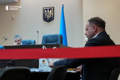 Колишній керівник Офісу президента Андрій Єрмак на засіданні Вищого антикорупційного суду. Київ, 13 травня 2026 року Колишній керівник Офісу президента Андрій Єрмак на засіданні Вищого антикорупційного суду. Київ, 13 травня 2026 року