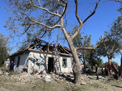 У Гоголівській ТГ на Полтавщині БпЛА зруйнував дім переселенців У Гоголівській ТГ на Полтавщині БпЛА зруйнував дім переселенців
