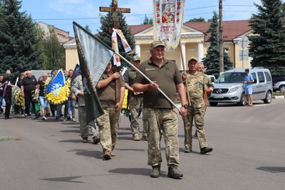 В Охтирці на Сумщині поховали військового Андрія Бублика