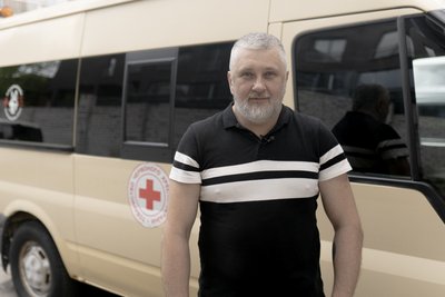 Командир загону швидкого реагування Товариства Червоного Хреста України Ігор Клименко Командир загону швидкого реагування Товариства Червоного Хреста України Ігор Клименко