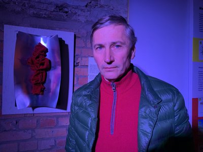 "Мене вражає мужність українського народу". У Дніпрі пройшла виставка італійського художника "Мене вражає мужність українського народу". У Дніпрі пройшла виставка італійського художника