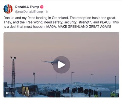 Трамп Гренландія