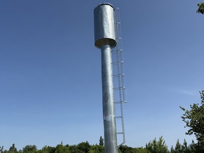 Водонапірна вежа Рубці Лиманська громада Донецька область 6 червня 2025 рік Водонапірна вежа Рубці Лиманська громада Донецька область 6 червня 2025 рік