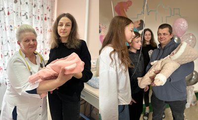 Важили менш як 1 кг: з перинатального центру в Луцьку виписали двох "малюків-поспішайок" Важили менш як 1 кг: з перинатального центру в Луцьку виписали двох "малюків-поспішайок"