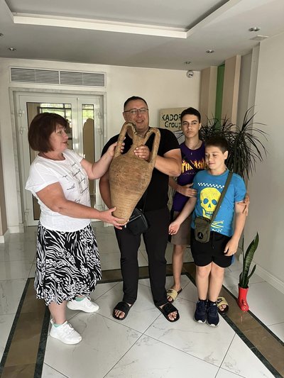 В Одесі знайшли візантійську амфору В Одесі знайшли візантійську амфору
