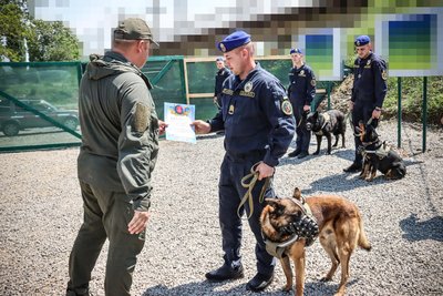 На Одещині нагородили вівчарку Кіру медаллю "За віддану службу" На Одещині нагородили вівчарку Кіру медаллю "За віддану службу"