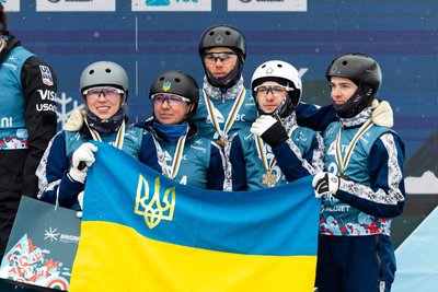 Ольга Полюк зі збірною України Ольга Полюк зі збірною України