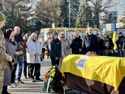 Загинув у Донецькій області: з солдатом Андрієм Михайлюком попрощалися у Рівному