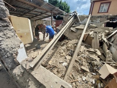 Херсон, обстріли, липень 2024, зруйнована літня кухня Херсон, обстріли, липень 2024, зруйнована літня кухня