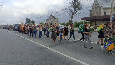 Олег Михайлюк, похорон, похоронна процесія Олег Михайлюк, похорон, похоронна процесія