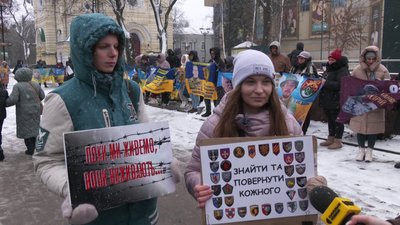 Останню у цьому році акцію “Не мовчи! Полон вбиває!” провели у Рівному