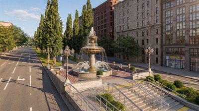 Замість Леніна: у центрі Києва облаштують зону відпочинку із фонтаном Замість Леніна: у центрі Києва облаштують зону відпочинку із фонтаном