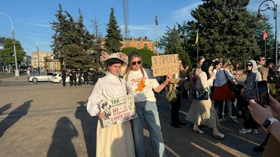 У Вінниці відбулася акція проти проєкту нового Цивільного кодексу У Вінниці відбулася акція проти проєкту нового Цивільного кодексу