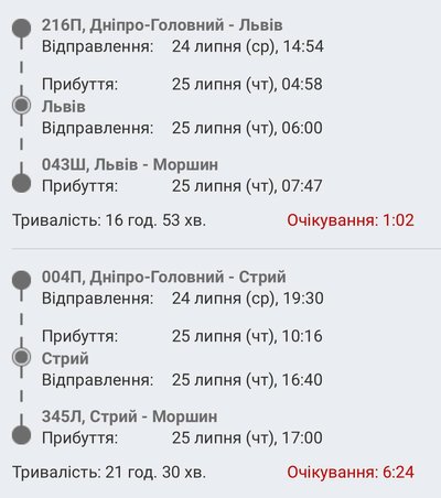 Дніпро-Моршин Дніпро-Моршин