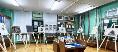 В експозиції представлено 19 картин різної тематики В експозиції представлено 19 картин різної тематики