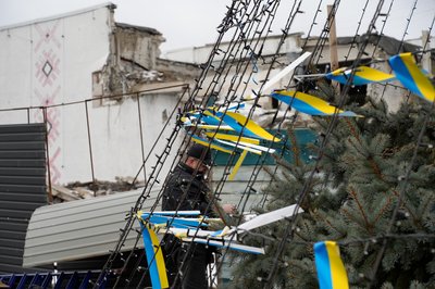 ялинка у дергачах на харківщині ялинка у дергачах на харківщині