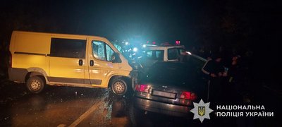 Фото з місця ДТП поблизу села Вістовичі Самбірського району Фото з місця ДТП поблизу села Вістовичі Самбірського району