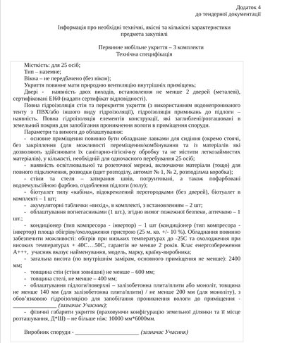 В Оліївці планують купити три модульних укриття за майже 7,5 мільйона гривень. Що відомо В Оліївці планують купити три модульних укриття за майже 7,5 мільйона гривень. Що відомо
