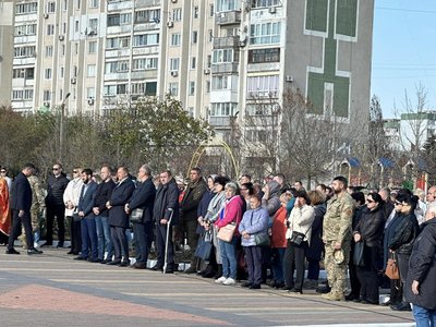На Одещині попрощались з 36-річним військовим, який загинув в Херсонській області На Одещині попрощались з 36-річним військовим, який загинув в Херсонській області