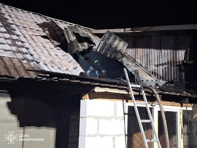 На Вінниччині чоловік отримав опіки під час пожежі На Вінниччині чоловік отримав опіки під час пожежі