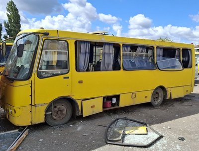 Через удар РФ пошкоджені понад 70 автобусів на АТФ