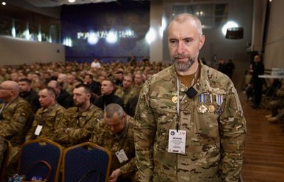 Голова громадської організації "Незламні духом" Руслан Пелехатий, форум ветеранів, форум "Вектори розвитку ветеранської спільноти", 27 березня 2026 року