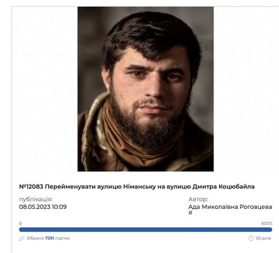 Одну з вулиць у Києві можуть назвати імʼям Дмитра "Да Вінчі" Коцюбайла Одну з вулиць у Києві можуть назвати імʼям Дмитра "Да Вінчі" Коцюбайла