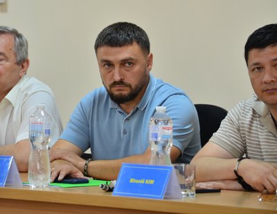 Очільник новоствореної Південноукраїнської МВА Іван Кухта під час сесії міськради Очільник новоствореної Південноукраїнської МВА Іван Кухта під час сесії міськради