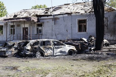 Наслідки авіаудару РФ по Золочеву Харківської області, 1 травня 2024 року Наслідки авіаудару РФ по Золочеву Харківської області, 1 травня 2024 року