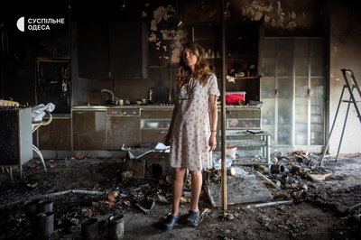 "Ми вийшли крізь вогонь": історія родини, яка втратила дім після удару РФ по Одесі 10 червня