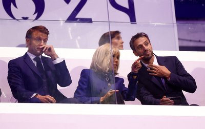 Еммануель Макрон на церемонії закриття Паралімпіади-2024 Еммануель Макрон на церемонії закриття Паралімпіади-2024