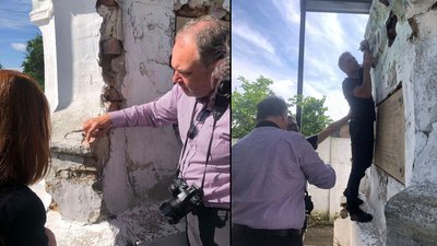 Скульптуру XVIII століття Христос Боремельський реставрують на Рівненщині Скульптуру XVIII століття Христос Боремельський реставрують на Рівненщині