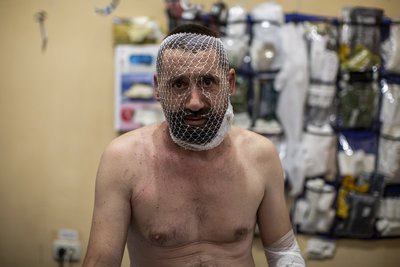 поранений український військовий у стабілізаційному пункті, Часів Яр, 29 липня 2024 року поранений український військовий у стабілізаційному пункті, Часів Яр, 29 липня 2024 року