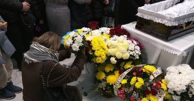 Панахида за Віталієм Ременцем, Тернопіль, грудень 2024 Панахида за Віталієм Ременцем, Тернопіль, грудень 2024