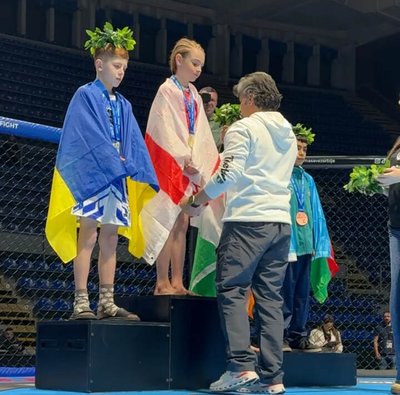 Назар Соколовський здобув срібло на чемпіонаті Європи зі змішаних єдиноборств ММА, лютий 2026 року, Белград