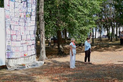Долучилися 80 родин військових: «Полотно єдності» презентували на Рівненщині