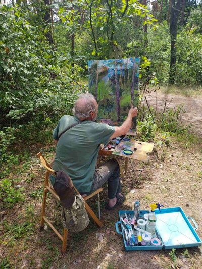 Валерій Кравченко, художник, пленер Валерій Кравченко, художник, пленер