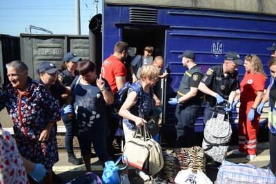 22 переселенців, які прибули з Донеччини дев'ятим евакуаційним потягом, прийняла Рівненщина 22 переселенців, які прибули з Донеччини дев'ятим евакуаційним потягом, прийняла Рівненщина