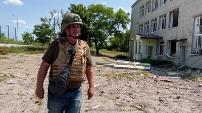 Начальник Удачненської сільської військової адміністрації Валерій Дугельний село Сергіївка Удачненська громада Донецька область 11 червня 2025 рік Начальник Удачненської сільської військової адміністрації Валерій Дугельний село Сергіївка Удачненська громада Донецька область 11 червня 2025 рік