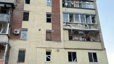 Обстріл Полтави: перші фото з місця події
